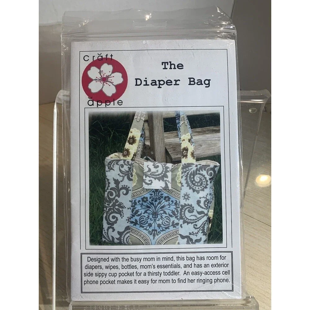 Craft Apple The Diaper Bag Pattern , New in Package